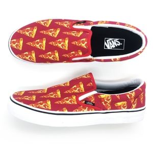 🍕 NEW Rare HTF Late Night Pizza Print Vans🍕